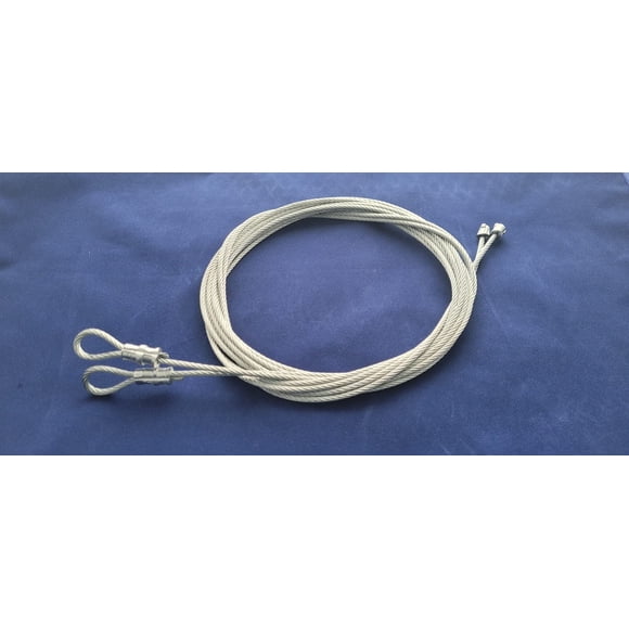 Pair of 8' Garage Door Cable For Torsion Springs by National
