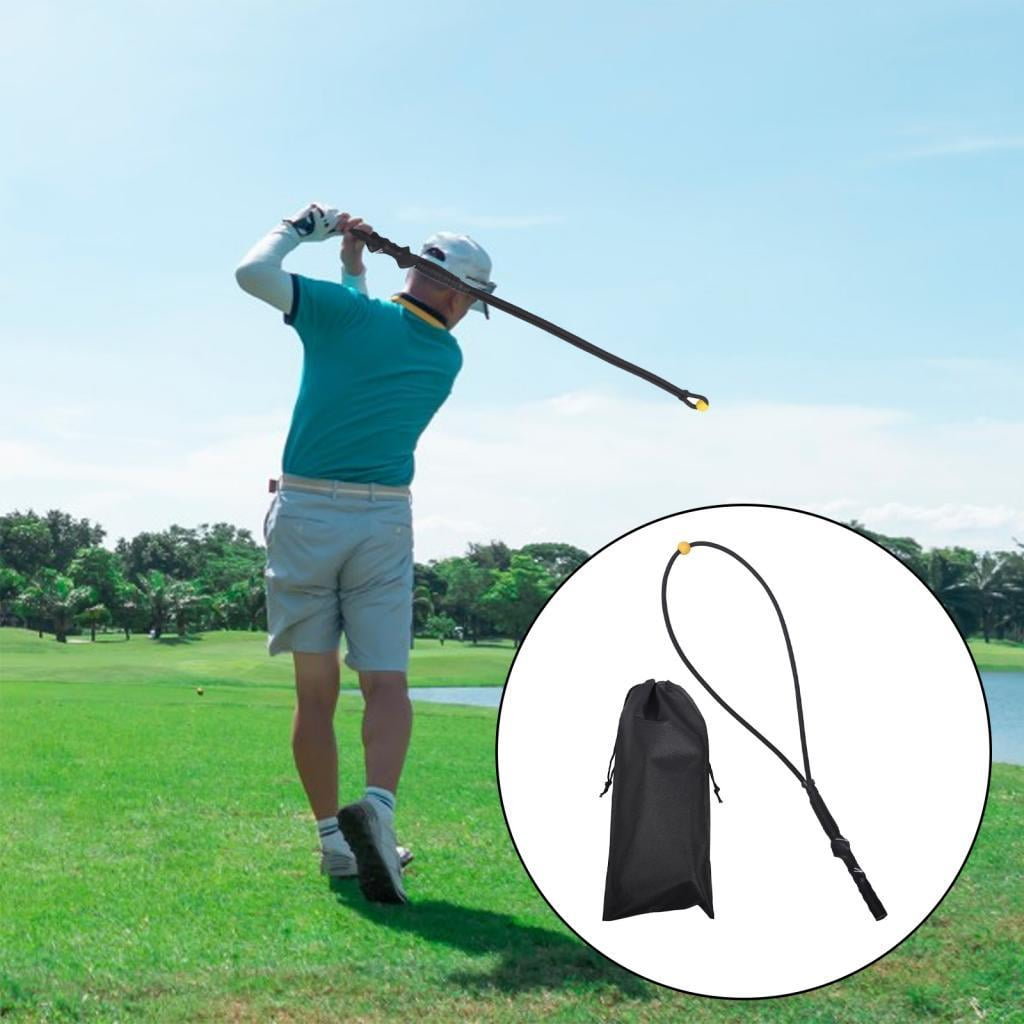 DimyFew Golf Swing Training Rope Comfortable Grip Golf Swing Practice Rope Improve Swing Black