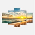 thumbnail image 2 of Plage Blanche à l'Le de Barbados - Uvre d'Art Moderne sur Toile, 2 of 3