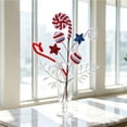 thumbnail image 4 of Danhjin 4th of July Floral Bouquet, Festive Decorative Fabric Arrangement for Home Decor, 4 of 6