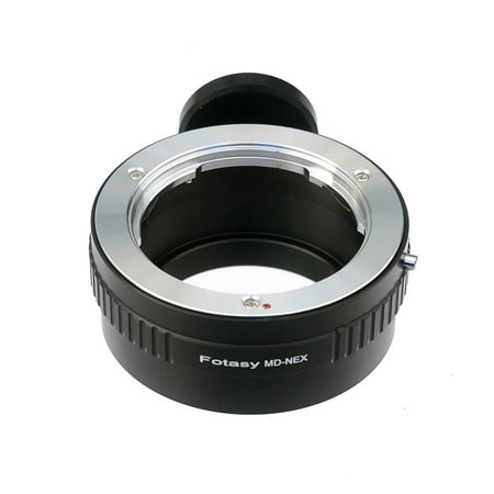 Fotasy Minolta MD MC lens to Sony NEX E-Mount Mirrorless Camera Adapter, with Tripod Mount
