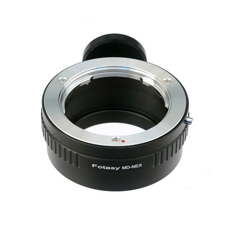 - Fotasy Minolta MD MC lens to Sony NEX E-Mount Mirrorless Camera Adapter, with Tripod Mount