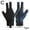 Black-blue, variant on Radiance 1pcs 3 Fingers Billiard Gloves Left Hand Snooker Glove Pool Professional Gloves