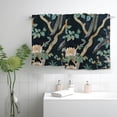 thumbnail image 2 of Nawy Birds Herons Peacock Flowers Peonies Japanese Animal Art Vintage Design 2-Piece Hand Towel for Kitchens, Bathrooms, Showers Microfiber Towels 27.5*16in, 2 of 6