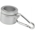 thumbnail image 1 of HUGFEGWE Flagpole Swivel Mounting Rings, WearResistant G3/4 ID Flagpole Swivel Kit Flagpole Mounting Rings for Flagpole (Silver) U2537-6846, 1 of 9