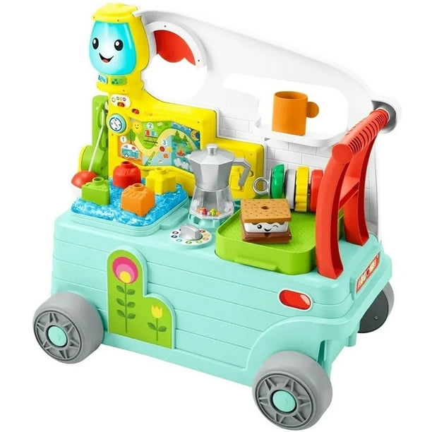 Coche Camper Fisher Price Sobre Ruedas Rie Y Aprende Walmart en linea