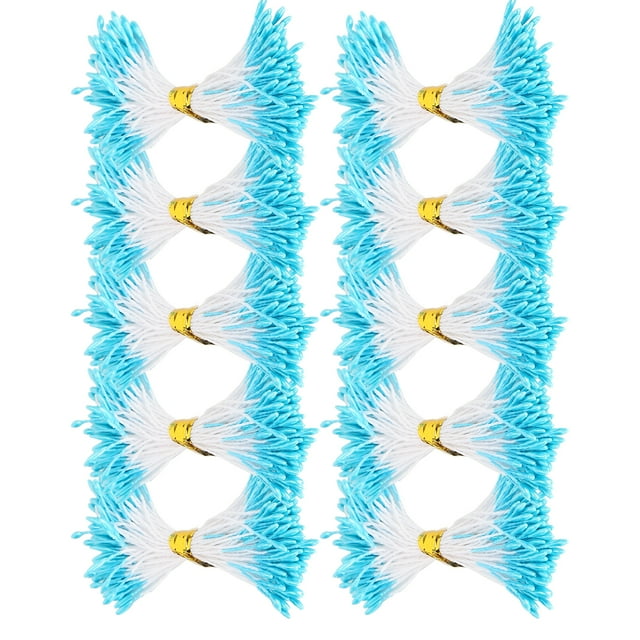 Pearl Stamen, Gypsum Flower Core Double End Flower Core Bouquet Making Accessories For Jewelry Accessories For Handicraft 1mm(#17)