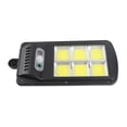 thumbnail image 1 of Solar LED Solar Street Light Intelligent Light Control System Adjustable Bracket Remote Sensing with 3 Modes for Garden Street Deck Patio Path, 1 of 7