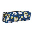 thumbnail image 1 of Disketp Star Penguin Estuche de Lápices de Cuero con Cierre, Estuche Compacto para Papelería, Bolígrafos y Accesorios Pequeños, 1 of 7