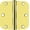 18, variant on Interior Door Hinges Polished Brass, 3.5 X 3.5 Inch Door Hinges Rounded 5/8" Radius Corners, Nickel Hinges for Door Hardware, 3