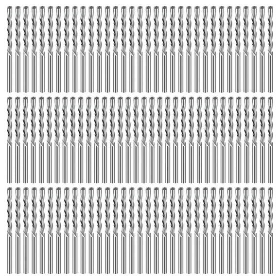 100Pcs Drywall Bit 1/8 Inch Spiral Saw Tip Cutting Bits M2 High Speed Steel Drywall Cutting Bits Precision Drywall Guide Point Cutting Bits for Drywall Work Outlets Woodworking