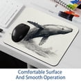 thumbnail image 6 of Whale Gaming Mouse Pad, Desk Mat, Square 8.3x9.8 Inch Non-Slip Rubber Bottom Printed for Office and Gaming, 6 of 6