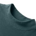 thumbnail image 5 of Frnrwgo Long Sleeve Shirts for Men Heavyweight Thermal Base Layer Mock Neck Solid Color Fall Winter, 5 of 10