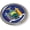 Semi-Flexible Aluminum Bezel, variant on BestLicensePlateFrames New York State Flag 3D Domed CAR Emblem Round Badge Sticker - Flexible