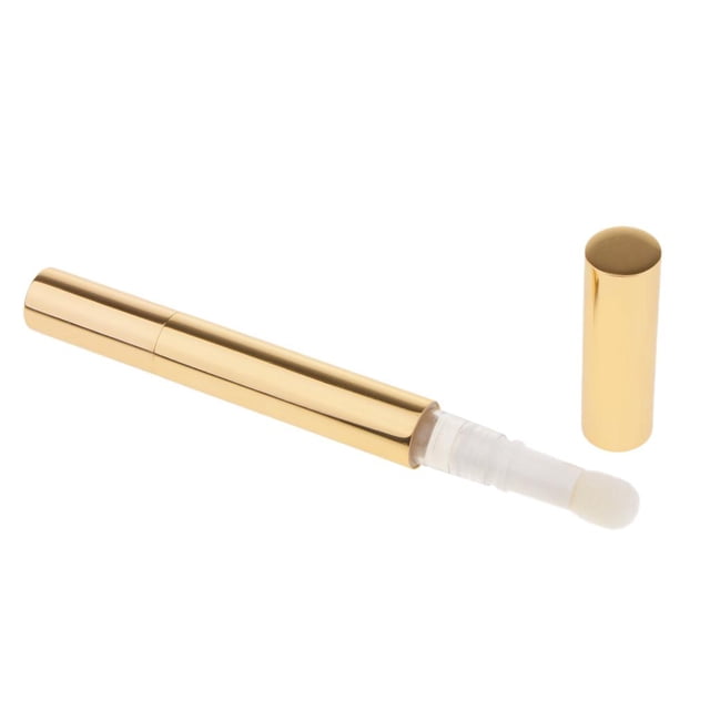 Bolígrafo vacío Colcomx 5ml para corrector crema brillo de labios Contenedor de viaje Oro