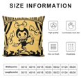 Bendy And The Ink Machine Pillowcase Horror Puzzle Game Sofa Pillowcase Game Fans Super Soft