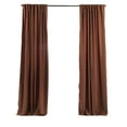 thumbnail image 5 of 3S BROTHERS Solid Linen Look Curtains Drapes Home Decorative Set of 2 Panels Linen Window Curtains Hanging Back Tap & Rod Pocket Nursery Room Bedroom Office - Brick 52"x63" Each, 5 of 7