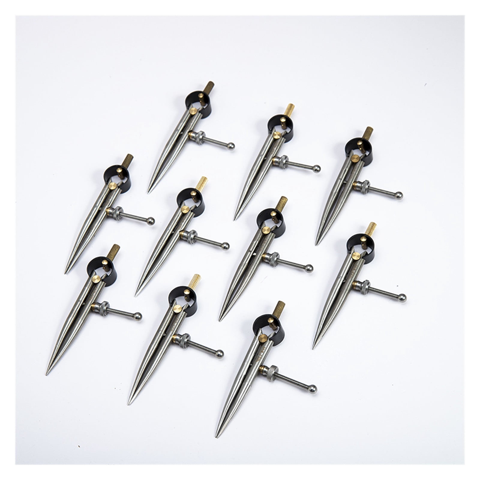 Stainless Steel Adjustable Wing Divider Spacing Compass Precision Tool For Drawing Circles, Geometry, Wood,Leather Craft ,Adjustable and Accurate