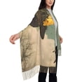 thumbnail image 4 of Sigee Surreal Floral Mindscape for Scarf for Women Winter Warm Scarfs with Fringe, 4 of 8