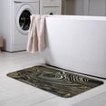 thumbnail image 6 of Gold Texture Black Background Bath Rugs 16x24 Inch Non Slip Bath Mat Quick Dry Super Absorbent Thin Bath Rug Fit Under Door Washable Bath Floor Rugs for Bathroom Bathtub Shower Sink,Multi 3, 6 of 6