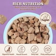 thumbnail image 6 of (2 pack) TUGLET Freeze Dried Duck Liver Dog Treats for Small, Medium, Large Dogs & Cats, Healthy Single Ingredient Snacks, Natural Food Toppers, 4.6 oz, 6 of 8