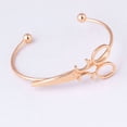 thumbnail image 2 of DPTALR Bracelet de Manchette Design Ciseaux Bracelets Réglables pour Femmes Bijoux GD, 2 of 2