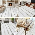 thumbnail image 5 of Large Area Rugs for Living Room Bedroom, White Wood Grain 8'x10' Rug Washable Carpet Runner Indoor Outdoor, Vintage Farmhouse Wooden Board Non Slip Floor Mats Rug for Kitchen, Patio, 5 of 8