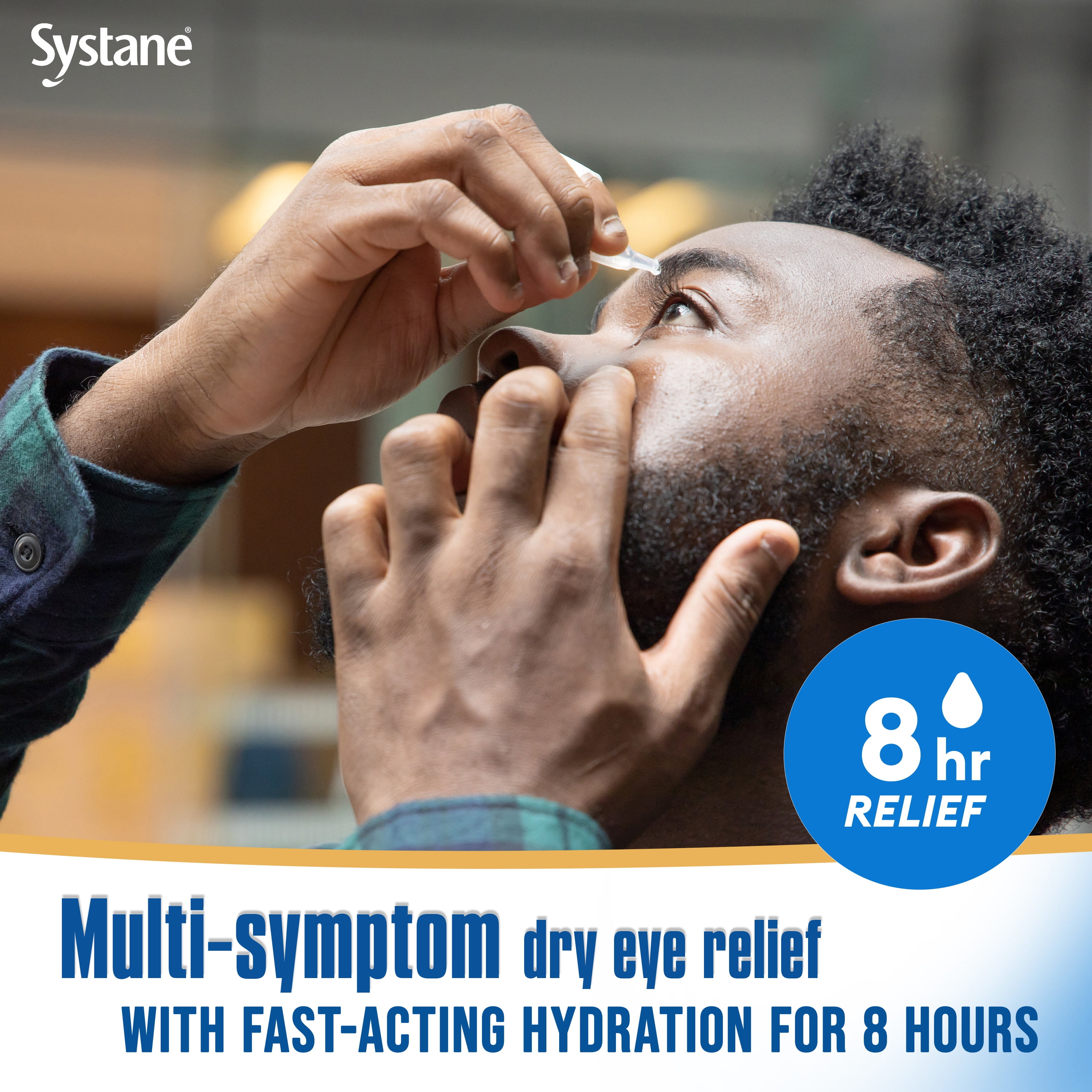 Systane Complete Preservative Free Lubricating Eye Drops, 8 Hours Dry Eye Relief, 30 Vials