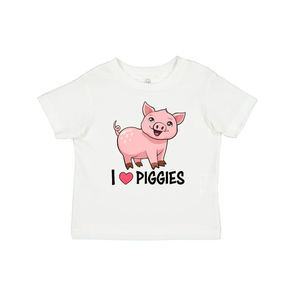 Inktastic I Love Piggies- Cute Pig Boys or Girls Baby T-Shirt