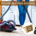 thumbnail image 4 of 10Pack Vacuum Cleaner Bags for Bush Argos Small Vacuum Bags Vacuum Cleaner Dust Bags for Hoover Storage Bag Bush Model VCB35B15C1J7W-70 VYTRONIX RBC02 BC-402 BC-501 Argos Value VC-401 VC-402(10x11cm), 4 of 5