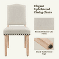 thumbnail image 5 of Renwick 2PCS Upholstered Dining Chairs, Beige, 5 of 10