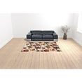 thumbnail image 2 of HomeRoots 505616 7 x 10 ft. Multicolor Floral Stain Resistant Non Skid Rectangle Area Rug, 2 of 5