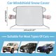 thumbnail image 2 of Cubierta de automóvil Unique Bargains para parabrisas delantero para Sedán/Hatchback Pequeño de película de aluminio 57.9 pulgadas, 2 of 7