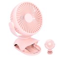 thumbnail image 4 of Ventilador De Clip, Ventilador De Enfriamiento Ajustable De 4 Engranajes Ventilador De Clip De 3 Aspas Recargable Rotación De 360 ​​​​grados Para Escritorio ANGGREK Rosa, 4 of 8