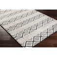 thumbnail image 6 of Surya Santa Barbara SBB-2301 60x90" Rectangle Fabric Area Rug in Cream/Black, 6 of 7