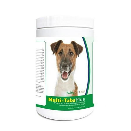 UPC: 0840235171676 | Healthy Breeds 840235171676 Smooth Fox Terrier Multi-Tabs Plus Chewable Tablets – 365 Count