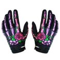 thumbnail image 2 of Guantes de motocicleta con estampado de huella de esqueleto shamjiam Talla S, 2 of 8