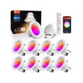 thumbnail image 1 of Lumary 4 Inch LED Recessed Lights, Smart LED Can Lights 9W 810LM RGB Color Changing, Retrofit LED Recessed Lighting Baffle Trim Downlights Work with A, 1 of 4