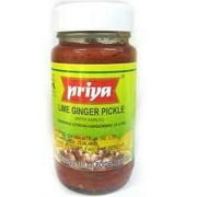 Priya Lime Ginger With Garlic Pickle - 300 Gm (10.58 Oz) [FS]