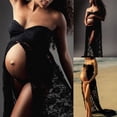 thumbnail image 3 of Femmes Enceintes Dentelle Longue Robe Maxi Maternité Robe Photographie Accessoires Photo Shooting, 3 of 6