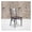 Walnut Wood Seat/Clear Coated Me, variant on Flash Furniture Clear X Chair-Wal Seat,PK2 2-XU-6FOB-CLR-WALW-GG