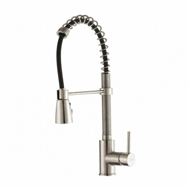 Kraus Kpf 1612ss Commercial Style Single Handle Kitchen Faucet With Kraus Kpf 1612ss Commercial Style Single Handle Kitchen Faucet With Pull Down Three Function Sprayer Stainless Steel