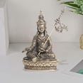 thumbnail image 4 of Estatua de Buda tibetano de latón, adornos de Pose , coleccionables espirituales, 4 of 8