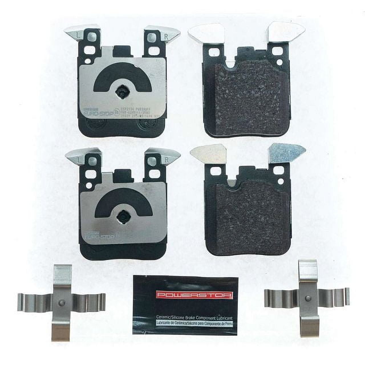 Power Stop Rear Euro-Stop ECE-R90 Certified Brake Pad ESP2134