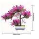 thumbnail image 2 of Simulación de árbol en maceta artificial Planta en maceta Oficina en casa Centro de mesa Adorno de árbol falso, Rojo AweSitey HA7029-02B, 2 of 6