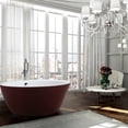 thumbnail image 2 of Bellaterra Home Prato 59 inch Freestanding Bathtub in Glossy Red, 2 of 5