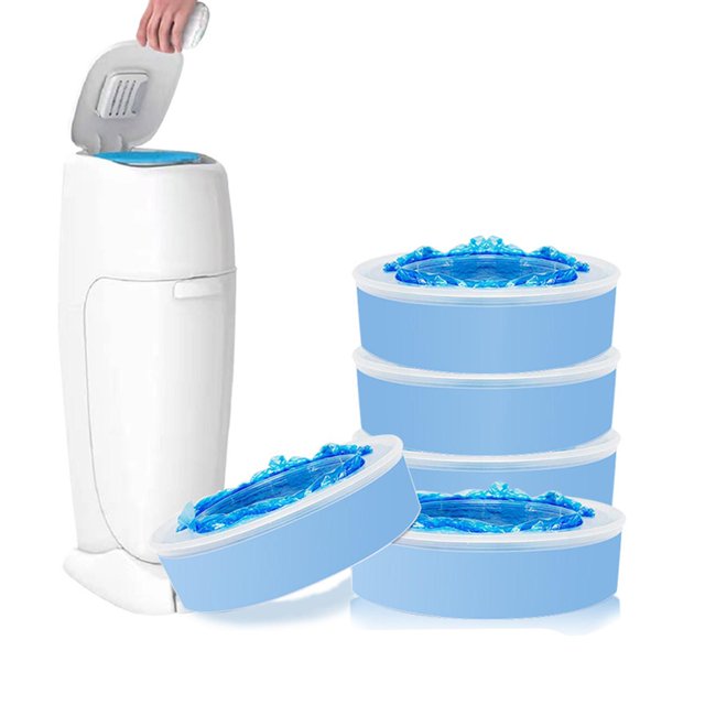 Recambios de bolsa de pañales, bolsa de basura portátil desechable, bolsas de eliminación de , limpieza para acampar, garaje, pañal sucio, Macarena Almacenamiento de pañales