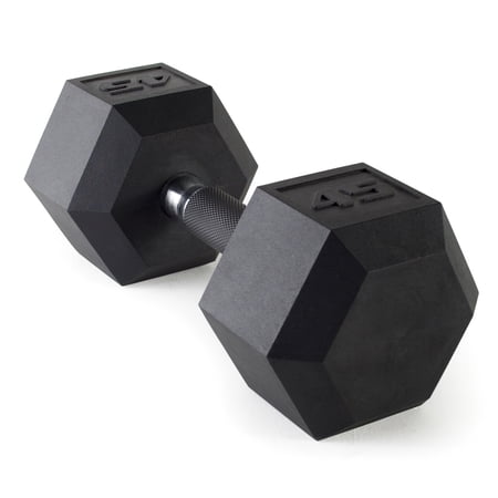 CAP Barbell Coated Dumbbell Weights with Padded Grip, 40-Pound