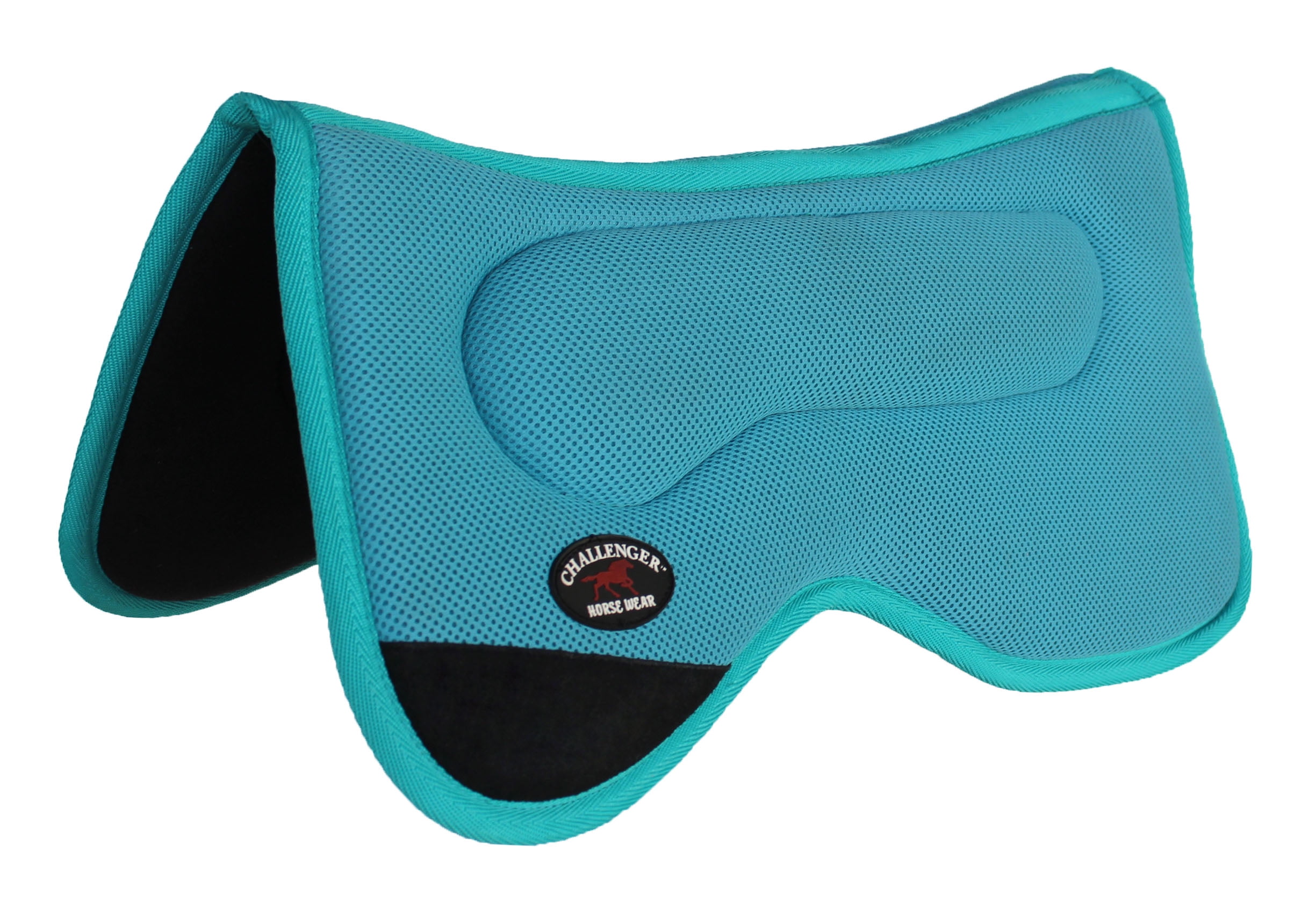 Western Horse SADDLE PAD 23x22" Anti slip Memory Foam Pony Turquoise