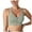 Green, variant on V Neck Bralette with Snaps, Womens Sport V-Neck Padded Bralette for Yoga Gym (Black, M)